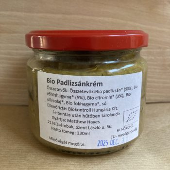 Bio Padlizsánkrém (220ml)