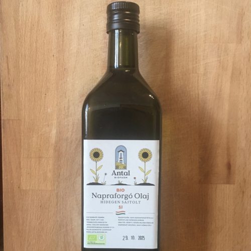 Organic Sunflower Oil - cold pressed (1000ml)