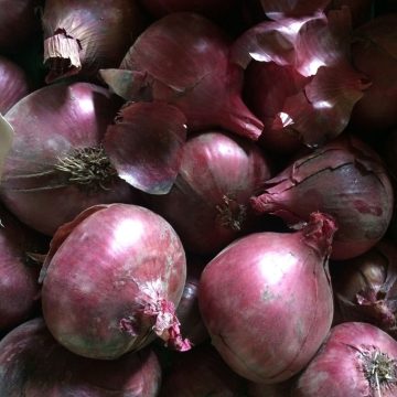 Organic Purple Onions (kg) 