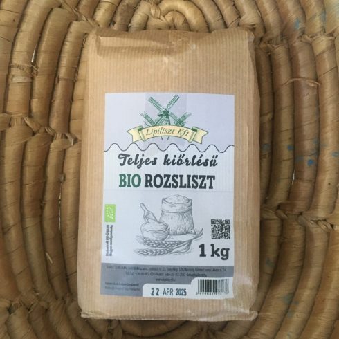 Organic Rye Flour - Wholemeal (1 kg)