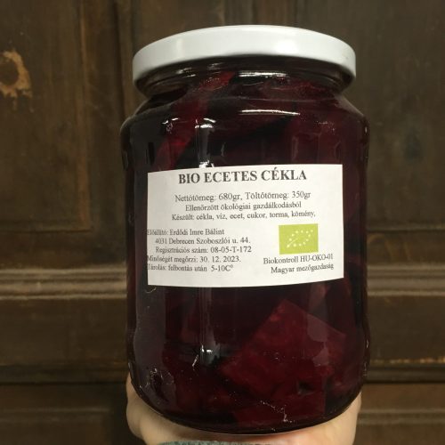 Organic Beetroot Pickle with Horseradish (680g)